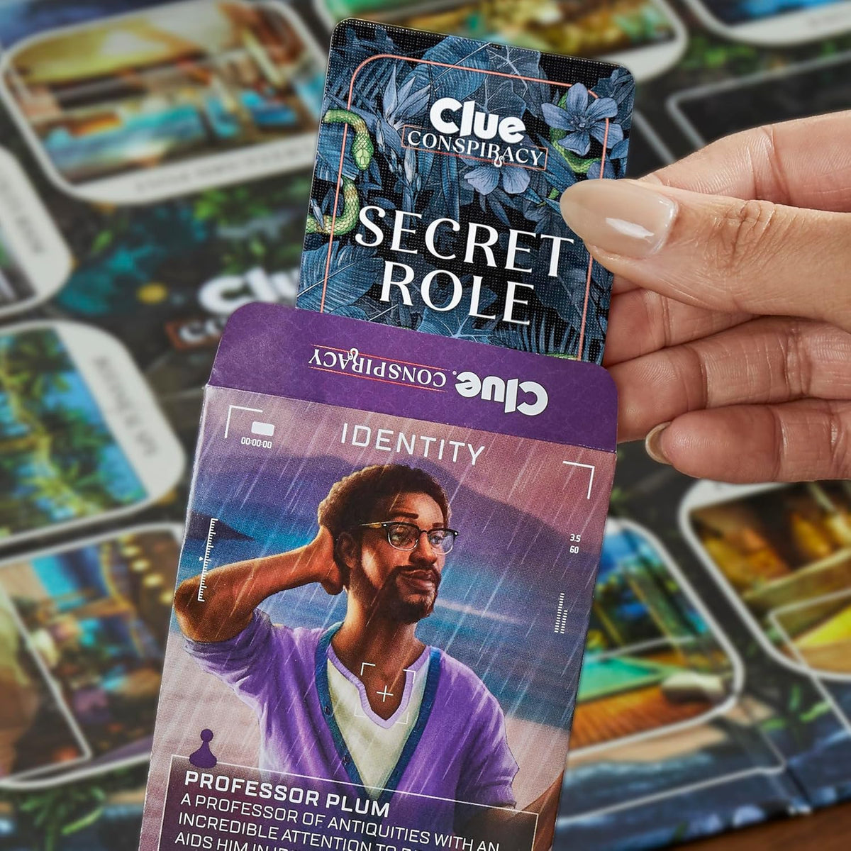 Hasbro Gaming Juego de mesa Clue Conspiracy para adultos y