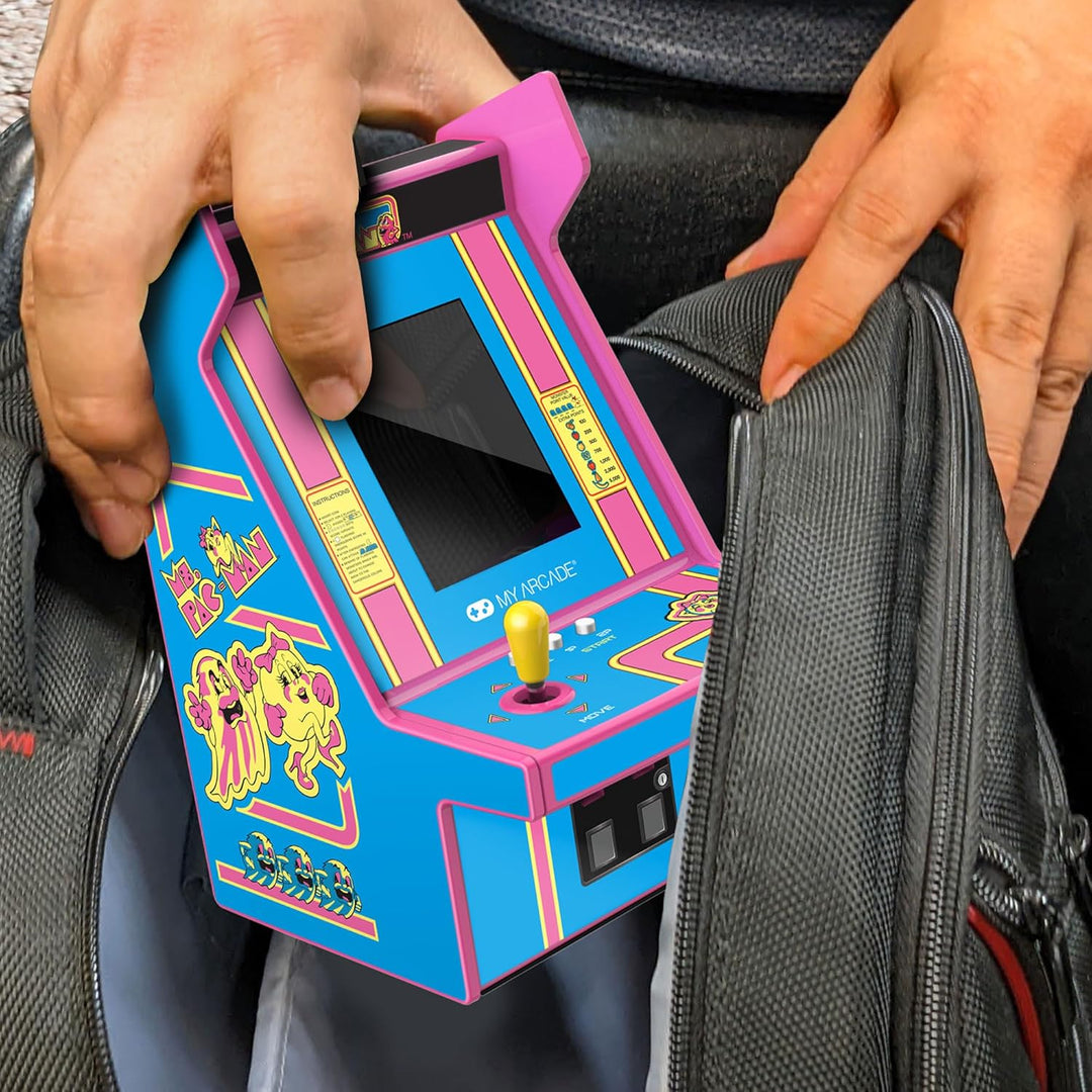 My Arcade Ms. Pac-Man Micro Player Pro: Pantalla de 6.75" de Ar...