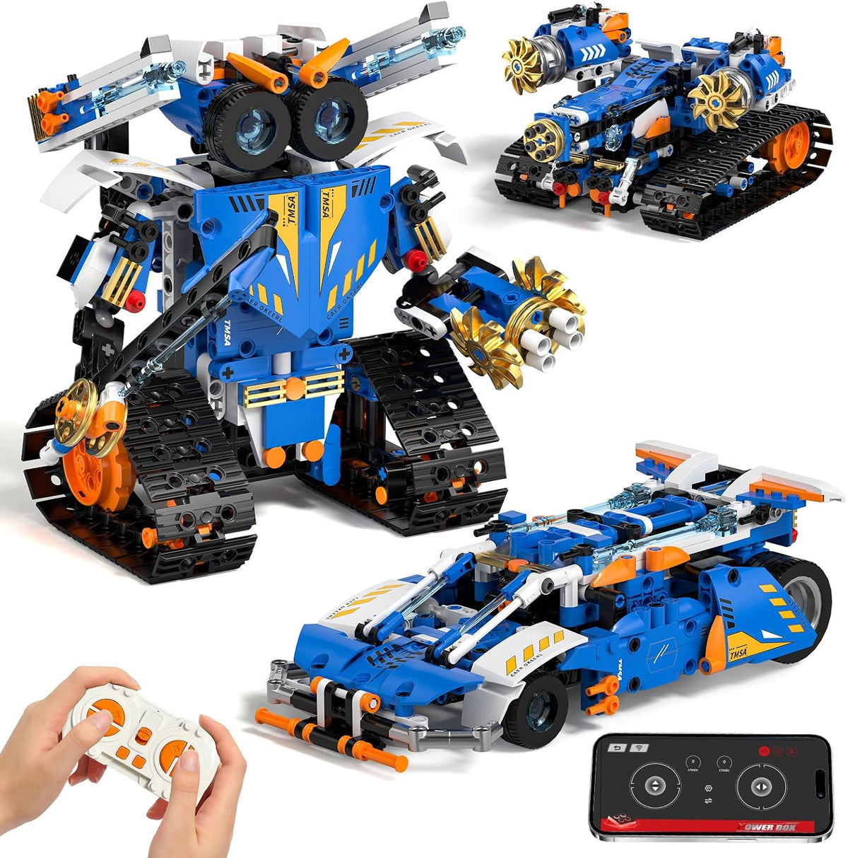 Kit de construcción de robot STEM 3 en 1 588 piezas, robótica para