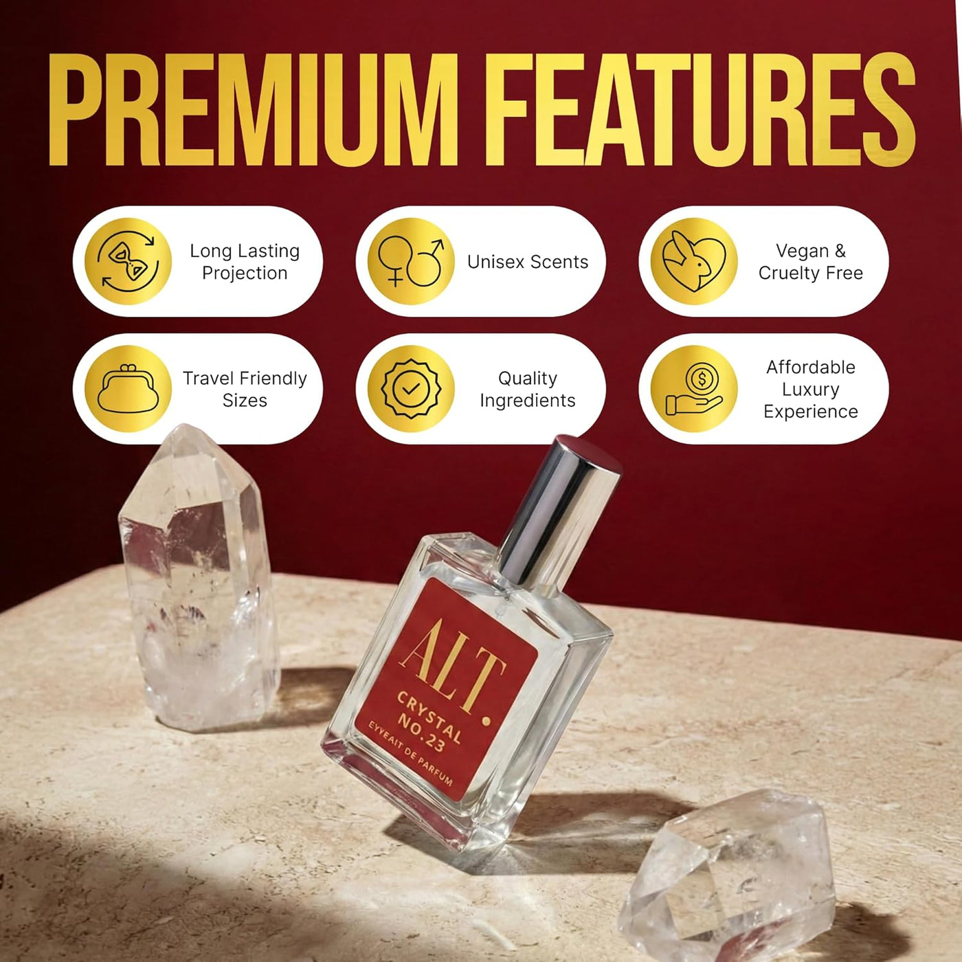 ALT. FRAGRANCES Crystal No. 23 Extrait de Parfum 100ml Inspirado en...