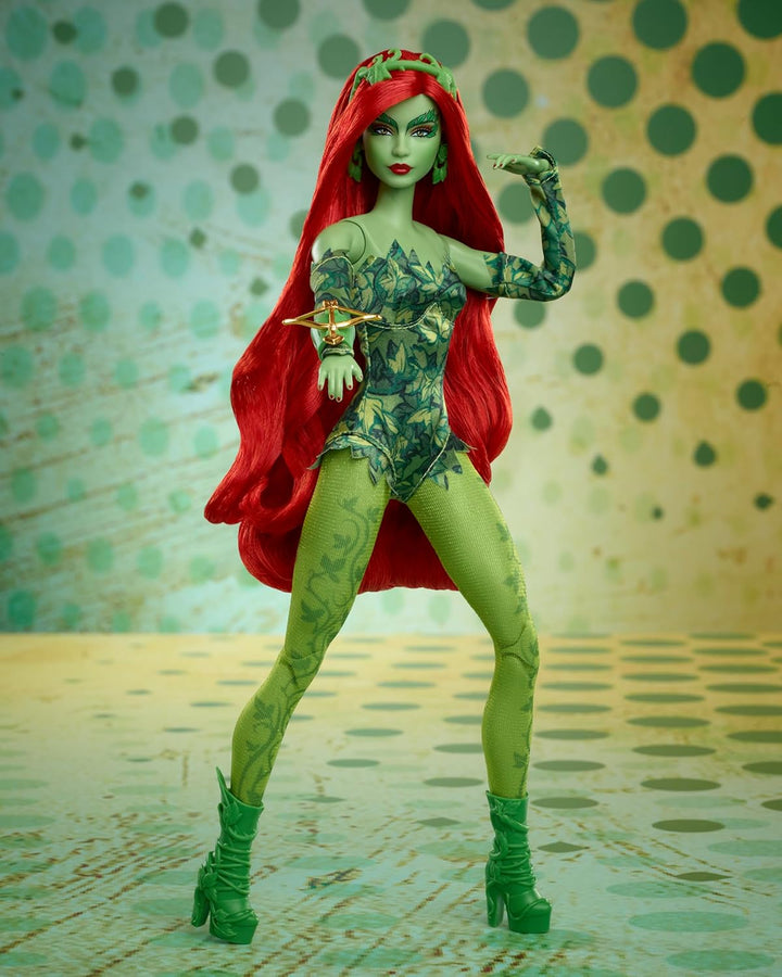 Barbie Muñeca coleccionista de hiedra venenosa con cuerpo posable,...