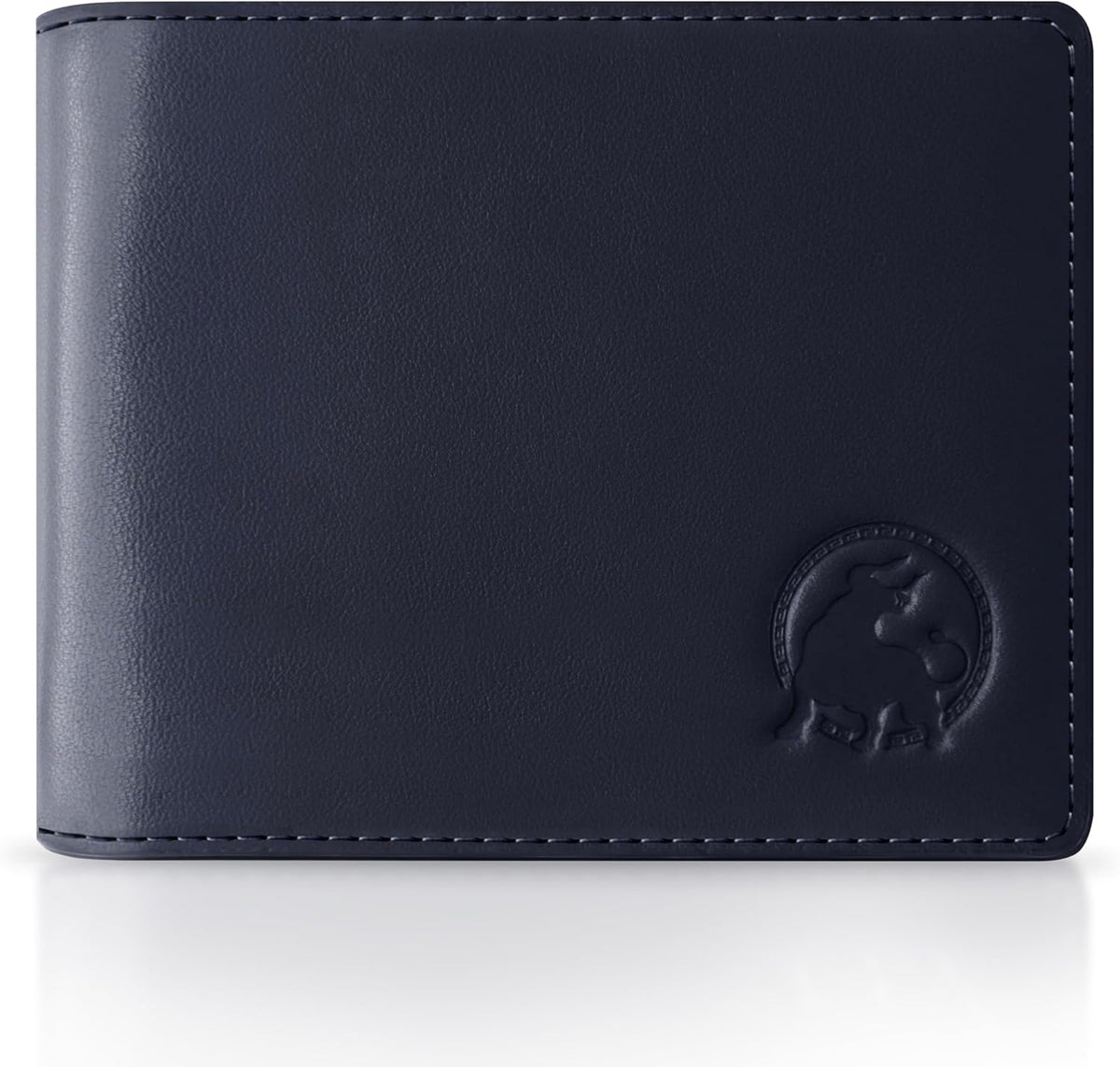 BULLTAILOR Billetera de cuero de grano completo para hombre