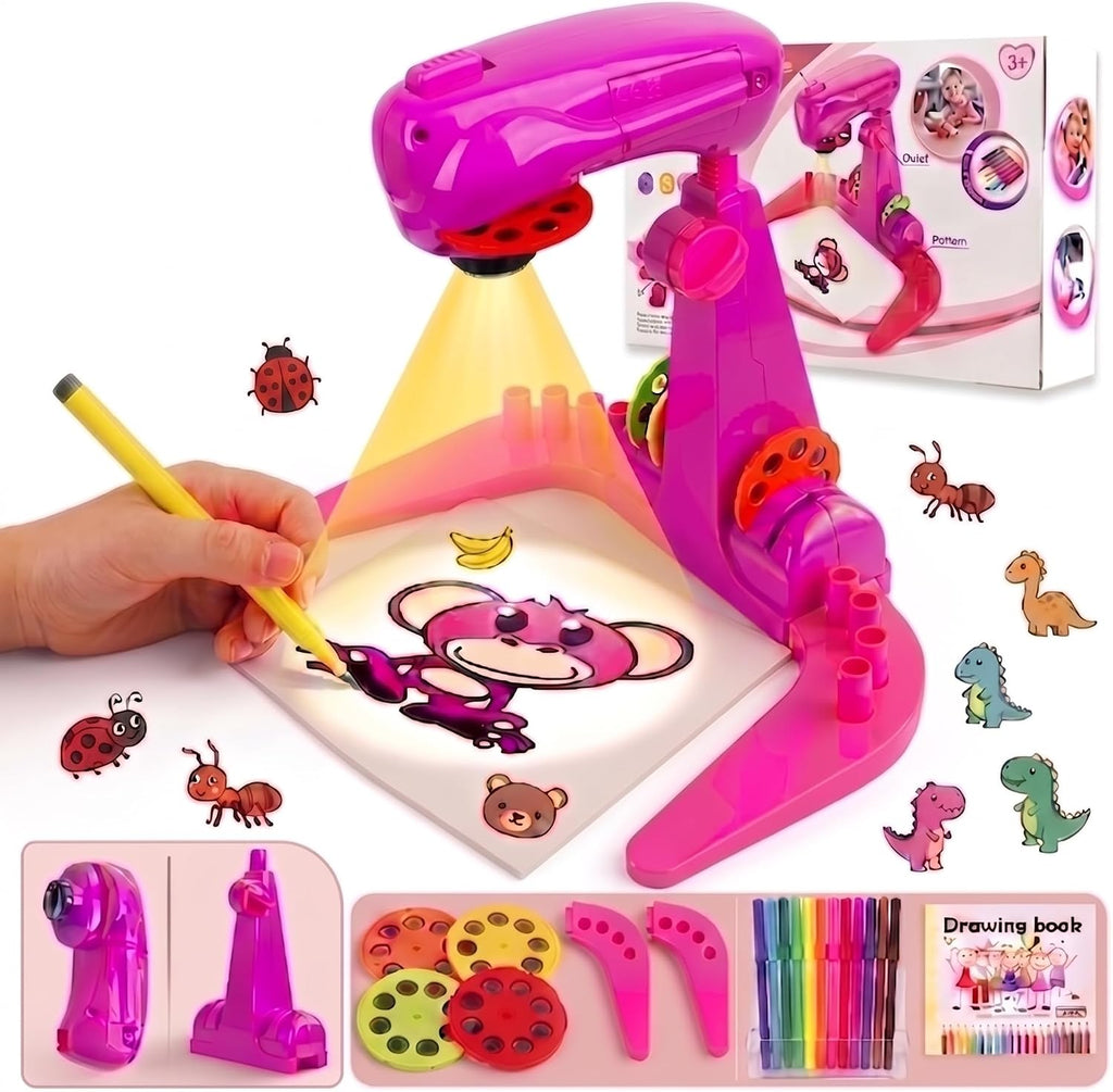 Proyector de dibujo para niños, proyector inteligente de bocetos de arte