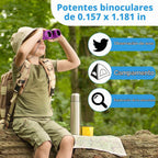 Yunsailing - Binoculares compactos prueba de golpes, 12 unidades, multicolor