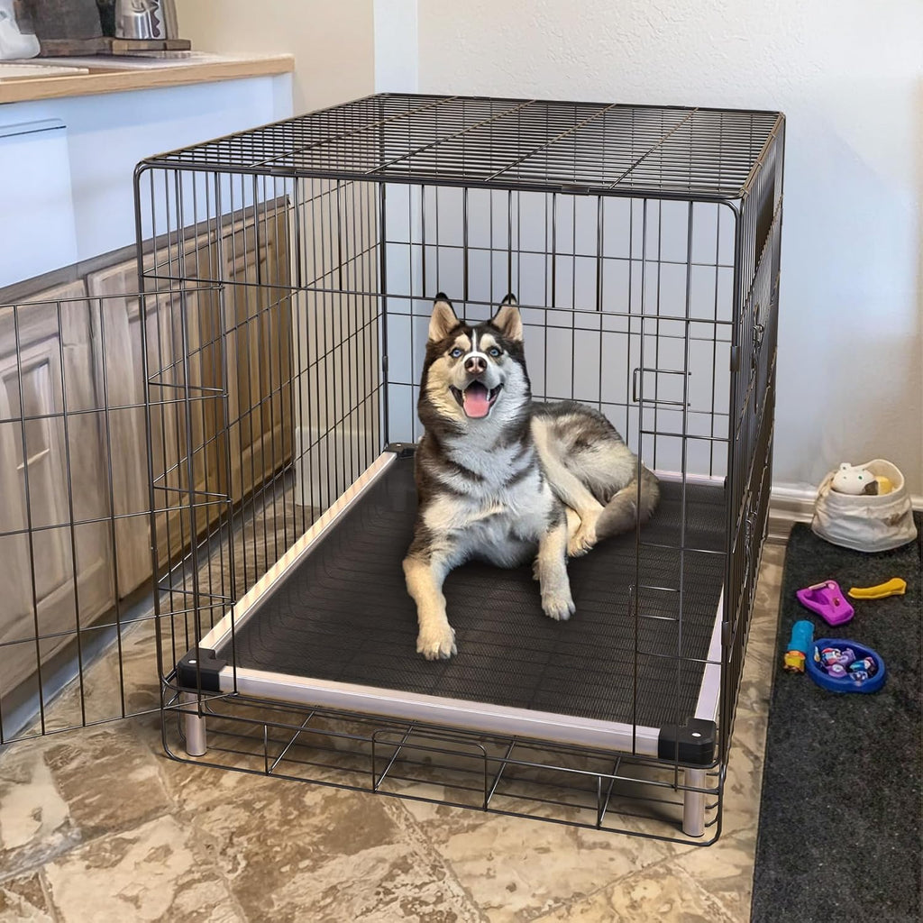 FXW TitanNest Cama Elevada para Perro Mediano, a prueba de masticación y con enfriamiento
