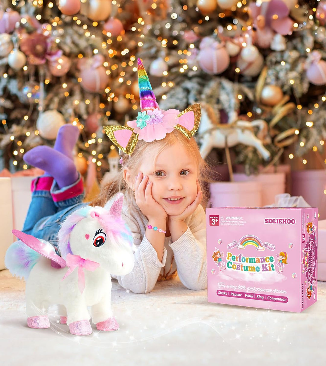 SOLIEHOO Juguetes de unicornio para niñas de 4 a 6 años, regalos de...