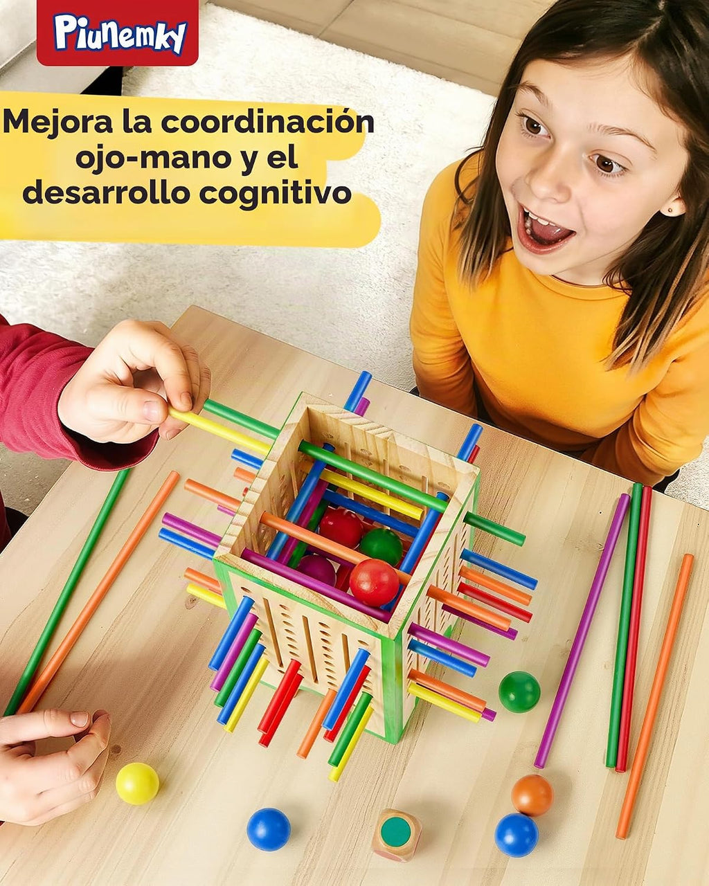 Montessori - Juego de mesa para niños de 3 a 6 años, juguete educativo de