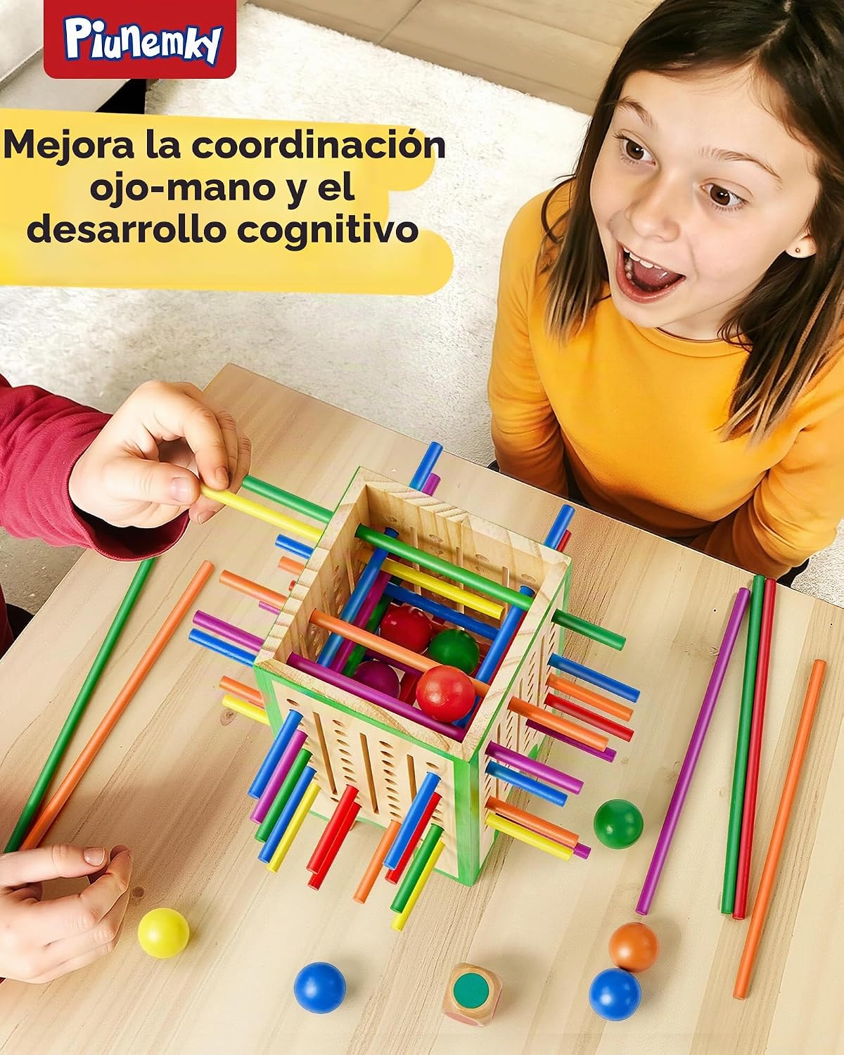 Montessori - Juego de mesa para niños de 3 a 6 años, juguete educativo de