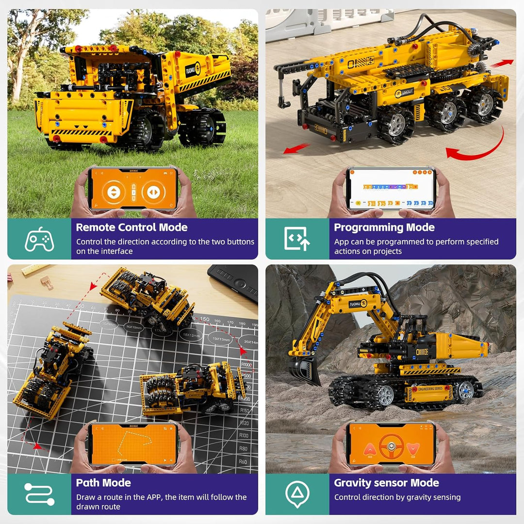 DOLIVE Juego de bloques de construcción STEM 5 en 1 para