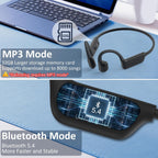 Auriculares de natación de conducción ósea, IP68 Auriculares de natación