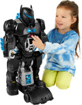 Fisher-Price Imaginext DC Super Friends Batman, juguete Bat-Tech Batbot, set de juego de 61 cm de altura con luces y sonidos para juego de rol, para niños de 3+ años