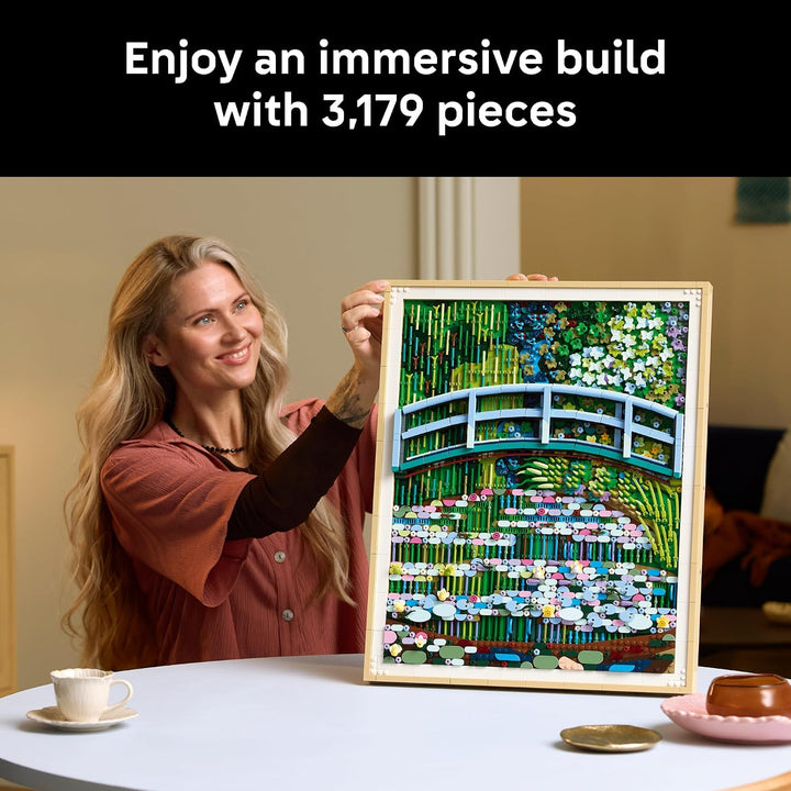 LEGO Art Claude Monet - Puente sobre un estanque de nenúfares - Jue...