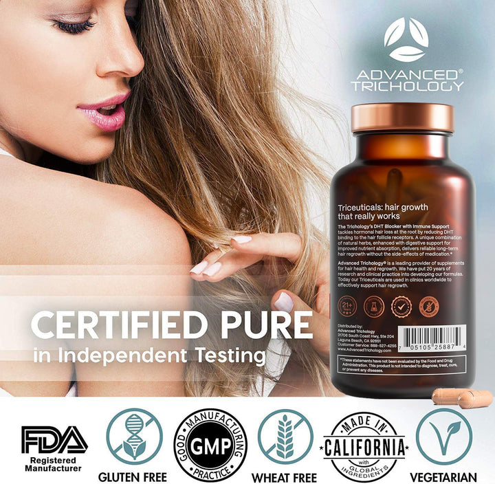 DHT Blocker - Suplemento para el crecimiento del cabello para adelg...