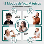 Máquina de karaoke para niños con 2 micrófonos inalámbricos, altavoz Bluetooth
