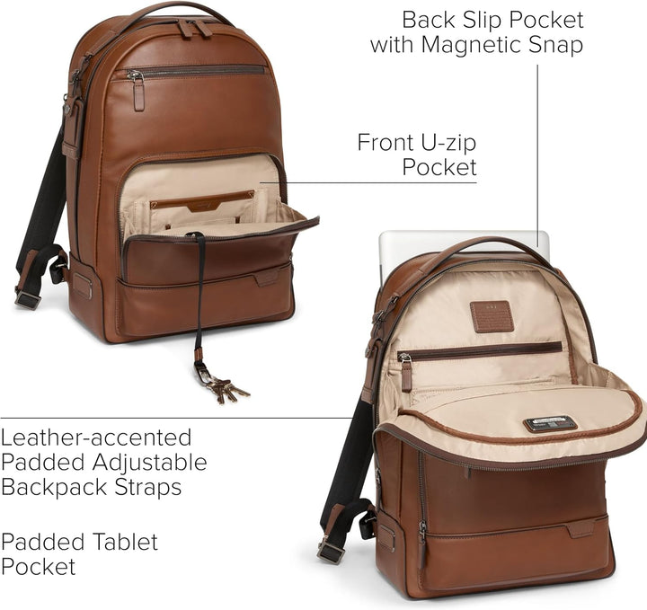 TUMI(トゥミ) Mochilas para hombre, Coñac, Tamaño único