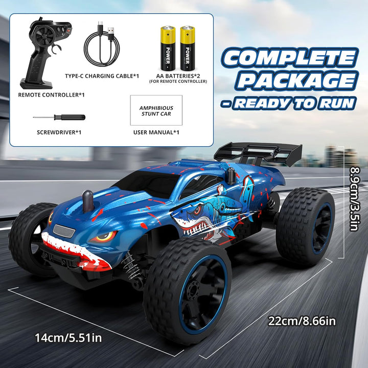 Tecnock Coches RC para Niños, Coche RC 2WD a Escala 1:18 con Carga...