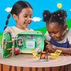 Peppa Pig Three Little Piggies Caravan Playset con 3 figuras