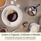 Cuisinart Cafetera de 12 tazas, jarra de vidrio de una sola porción