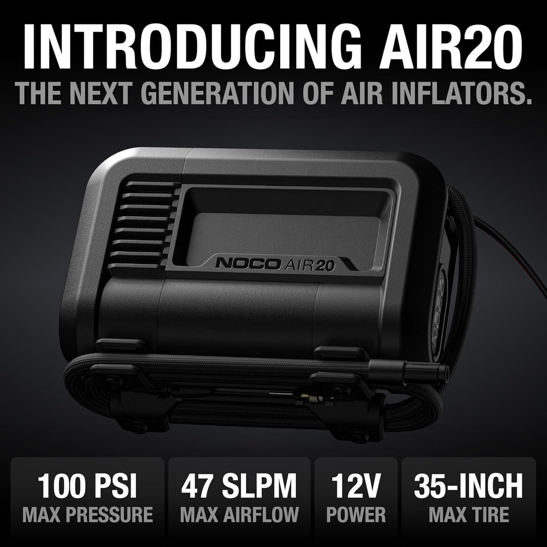 NOCO AIR20: Inflador de neumáticos ultrarrápido de 20 A - Bomba de...