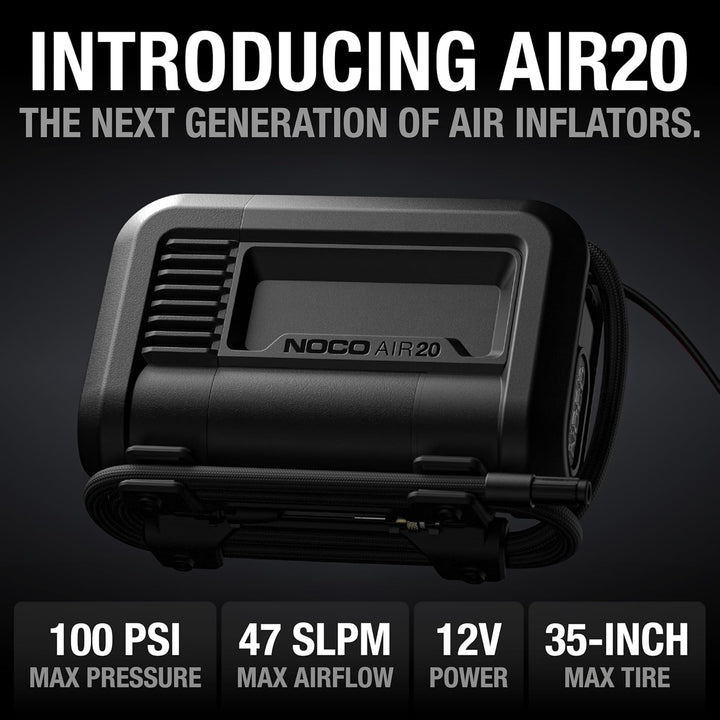 NOCO AIR20: Inflador de neumáticos ultrarrápido de 20 A - Bomba de...