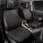 CAR PASS - Fundas para asiento universal., Negro y rojo