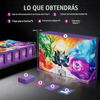 Kabinka Caja de almacenamiento de la tarjeta de 5 filas MTG con la