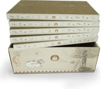 Paquete de 5 tablas rascadoras para gatos | Rascador reversible de cartón para gatos con hierba gatera | Rascador de cartón corrugado para gatos | Almohadilla para arañazos para gatos | Caja rascador duradera para gatos | 16.34 pulgadas de largo x 11.42