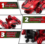 Kroyedfuw Coches RC de Dinosaurio que se Transforman