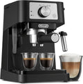 De'Longhi Stilosa - Máquina compacta de café expreso, espumador de leche