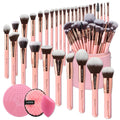 Bueart Design Juego de 30 piezas de brochas de maquillaje