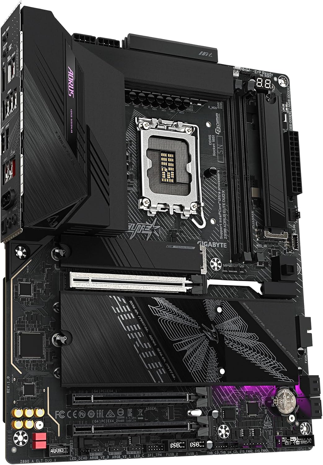 GIGABYTE Z890 AORUS Elite Duo X Intel LGA 1851 ATX placa base, sopo...