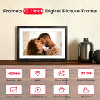Frameo - Marco de fotos digital de 10,1 pulgadas, marco de fotos con WiFi