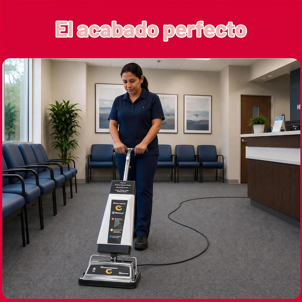 Koblenz P-2600A Máquina de champú para alfombras, pulidora de piso de 12