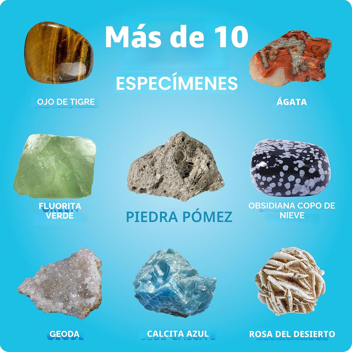 National Geographic Earth Science Kit con 100+ Activities para Kids 8-12