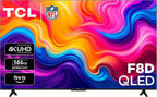 TCL Serie F8D de 65 pulgadas 4K QLED (65F8D, modelo 2026) con Dolby Vision HDR y Dolby Atmos Smart TV con Fire TV, Alexa +, frecuencia de actualización de 144 Hz, retroiluminación LED de alto brillo