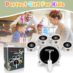 Juego de batería para niños pequeños de 1 a 3 a 5 años, juguetes musicales