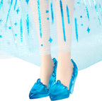 Mattel Muñeca Elsa cantante de Frozen de Disney con luces y música, canta "Let It Go" de Movie, posable con traje brillante y zapatos extraíbles