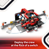 LEGO City F1 Pit Stop Pit Crew con coche Ferrari de