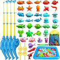 TOY Life Juego de pesca magnético para niños, juguete de bañera y piscina
