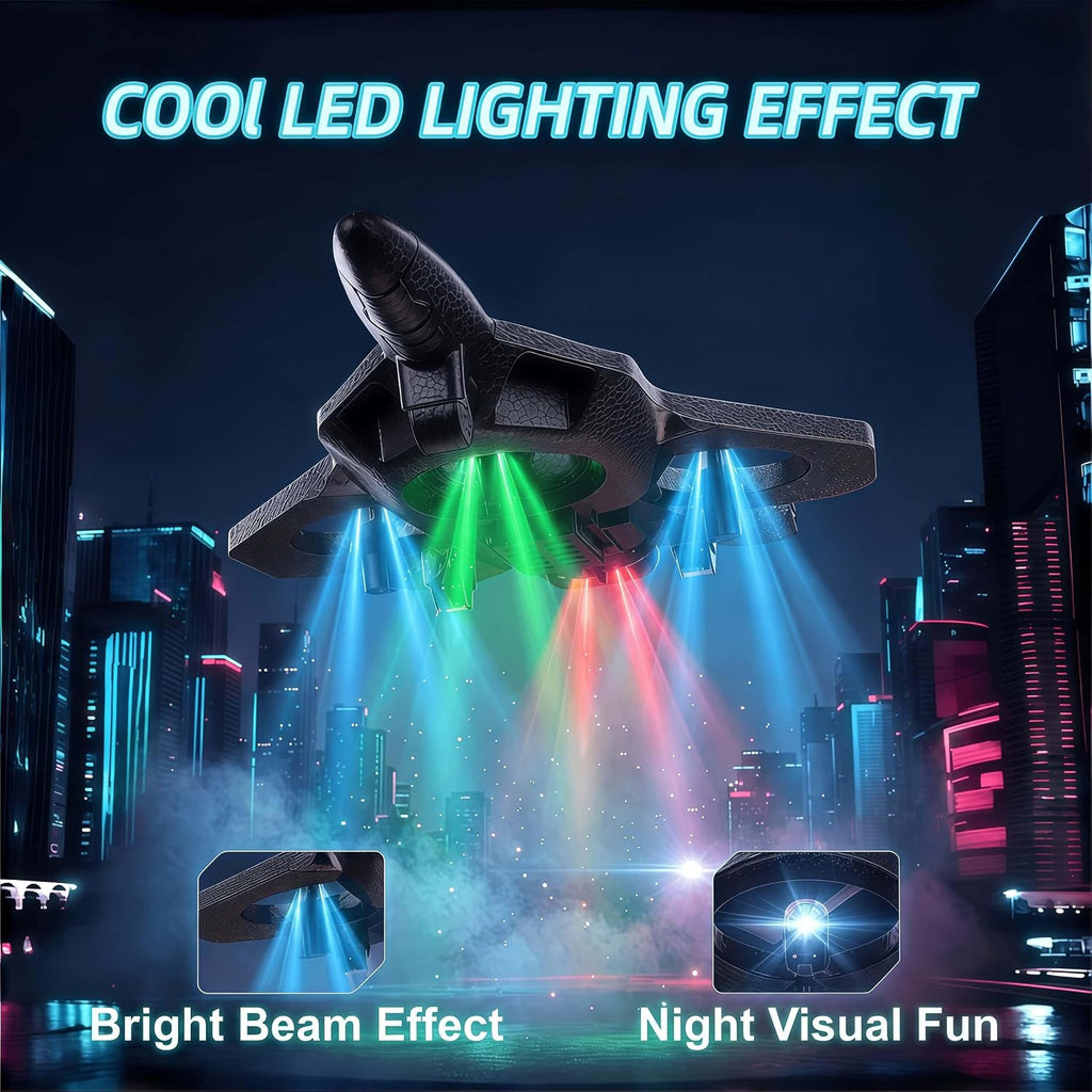 Foam RC Planes Remote Control Airplanes con LED (Azul 2 Batteries)