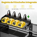 Organizador de herramientas eléctricas para montaje en pared con