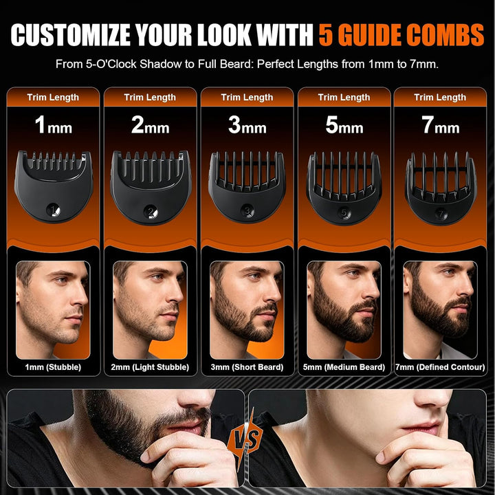Accesorio de cabezal recortador de barba compatible con Braun Serie...