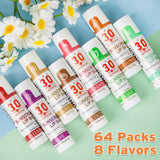 Bálsamo labial con protección solar SPF 30, tamaño de viaje a grane...