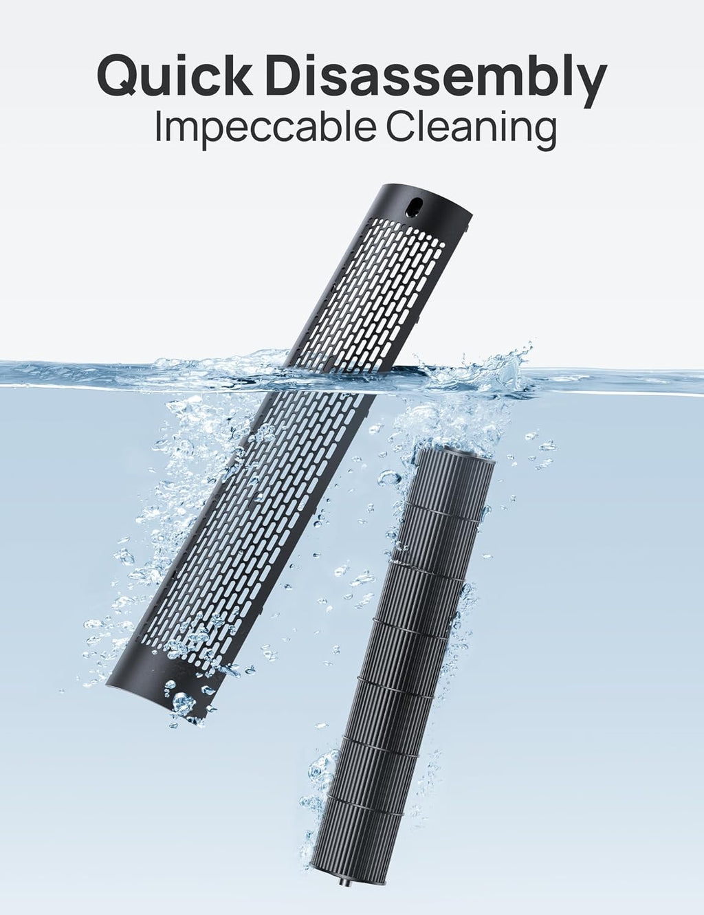 Dreo - Ventilador de torre para dormitorio, ventilador de piso osci...