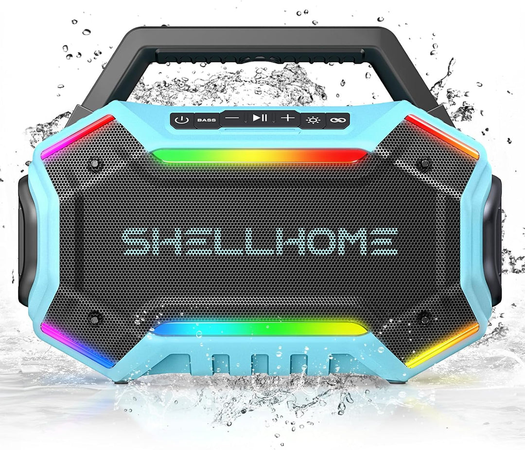 ShellHome Altavoces Bluetooth para exteriores, altavoz inalámbrico...