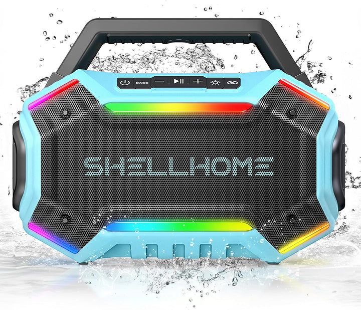 ShellHome Altavoces Bluetooth para exteriores, altavoz inalámbrico...
