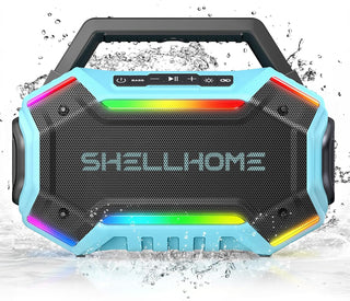 ShellHome Altavoces Bluetooth para exteriores, altavoz inalámbrico...