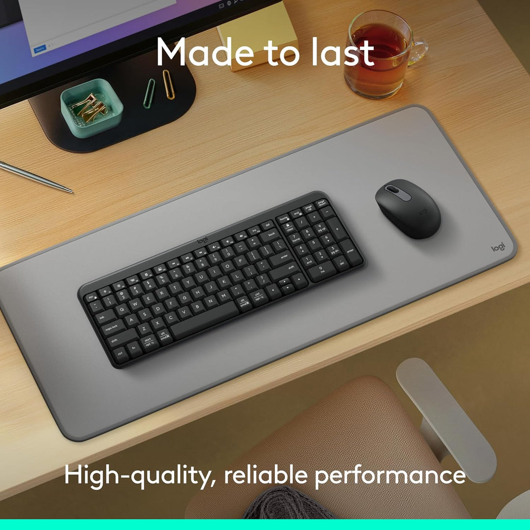 Logitech MK250 Combo de Teclado y Ratón Inalámbrico Bluetooth: Cone...