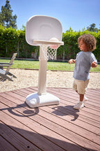 Little Tikes Colección Cloud - Juego de baloncesto TotSports Easy Score con 3 pelotas - Blanco