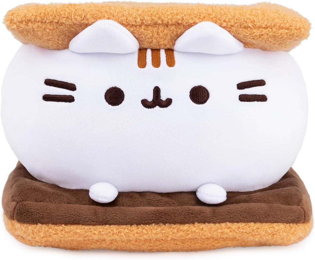 GUND Pusheen S\u2019mores Squisheen de peluche, animal de juguete p...